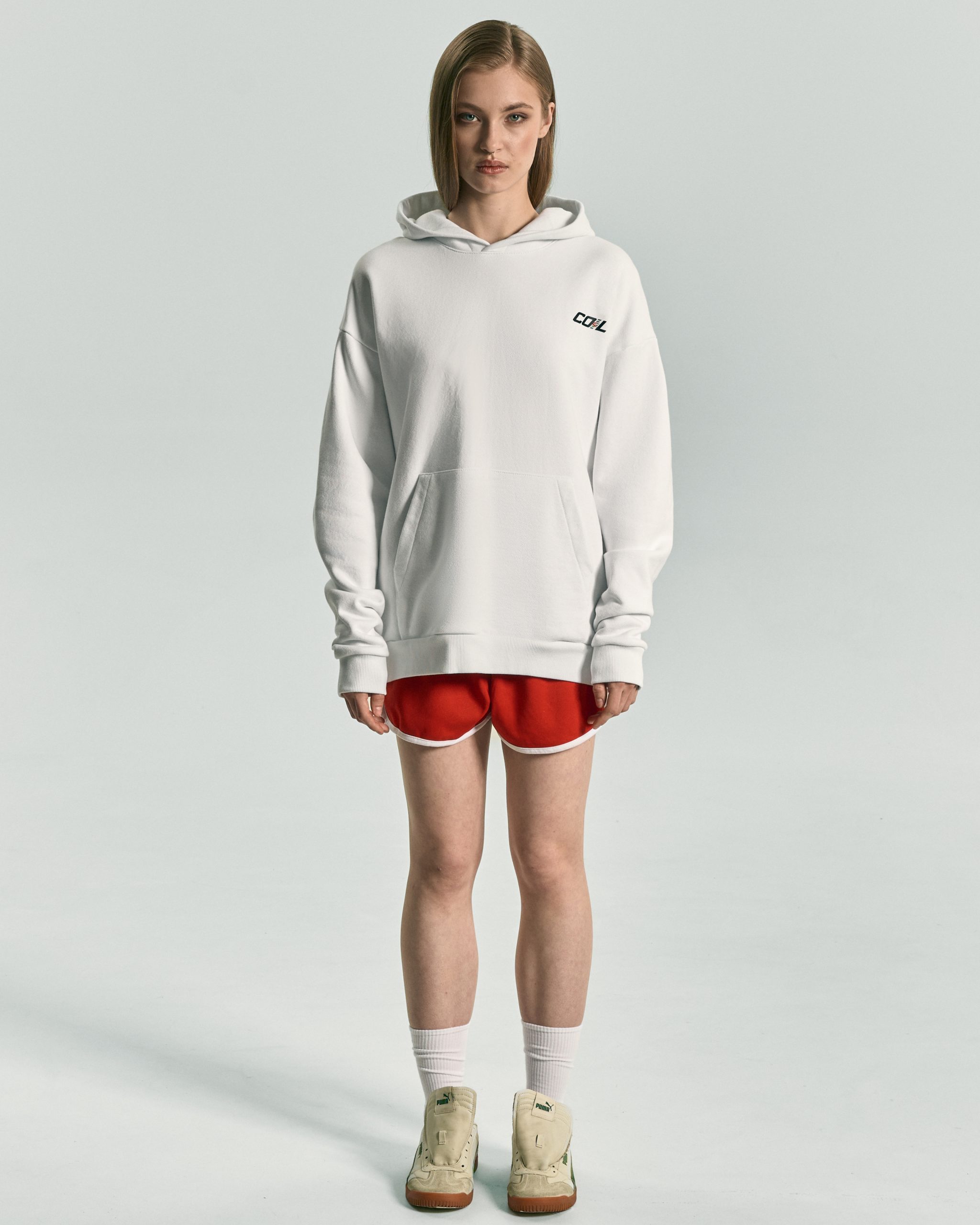 Hoodie Core Shell White Noise
