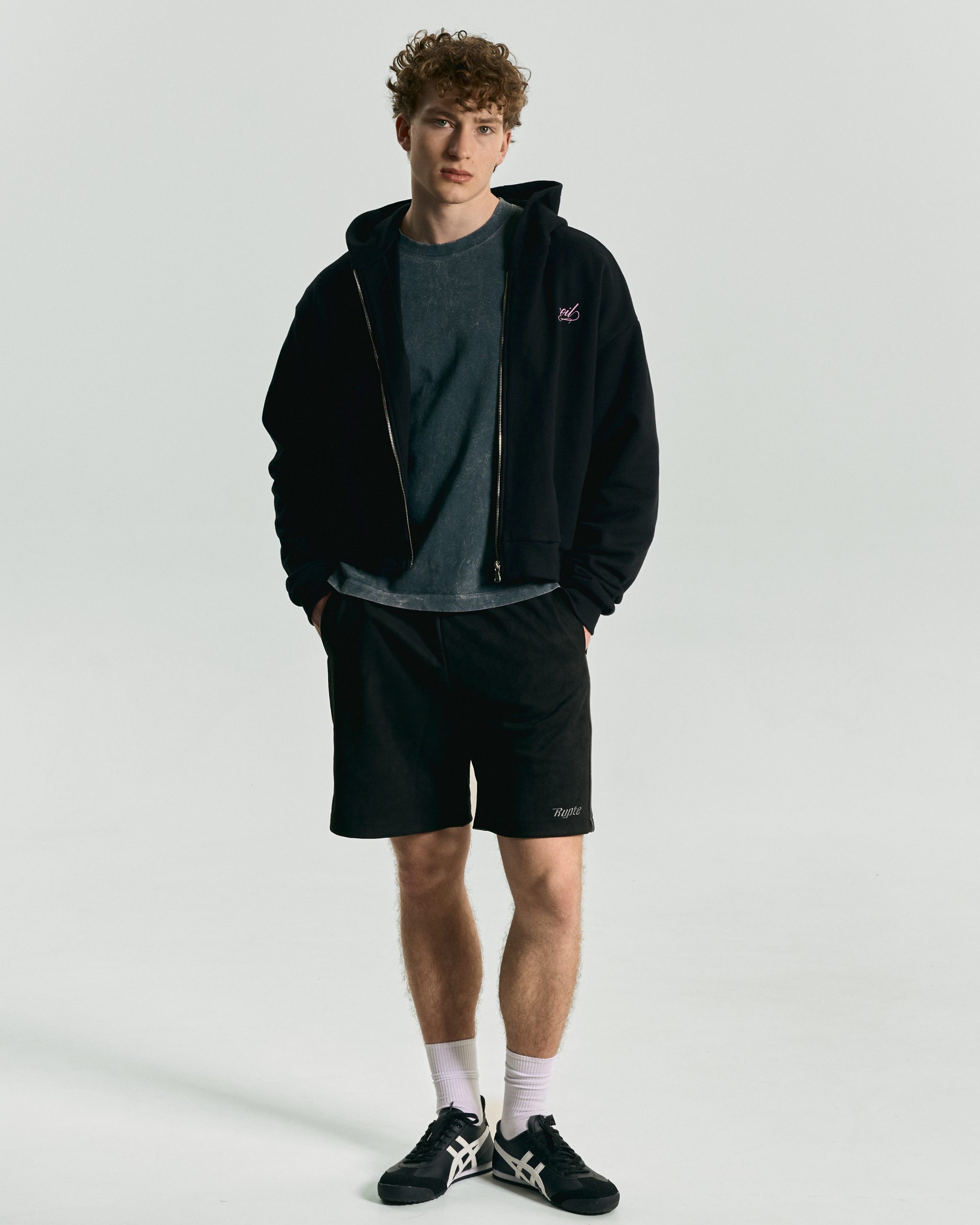 ZIP Hoodie Split Blackout